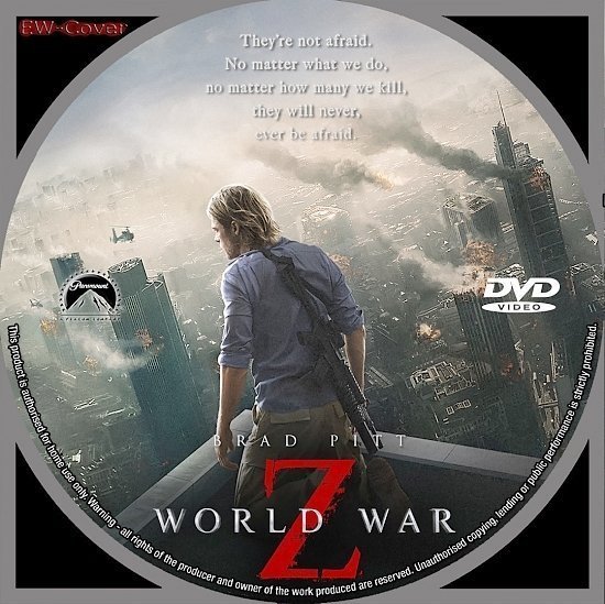 dvd cover World War Z R0 Custom