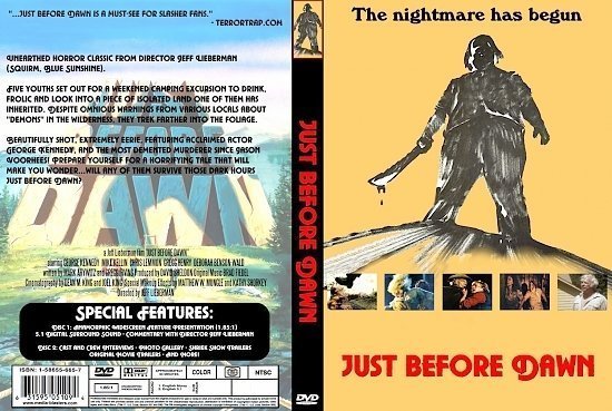 dvd cover Just Before Dawn