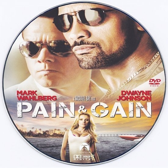 dvd cover Pain & Gain R0 Custom CD Cover