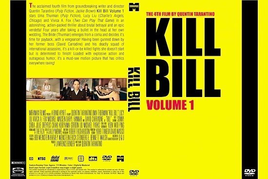 dvd cover Kill Bill Volume 1