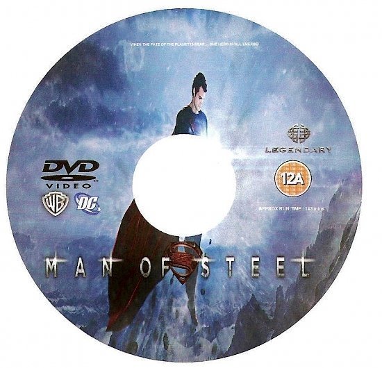 dvd cover Man Of Steel R2 Custom