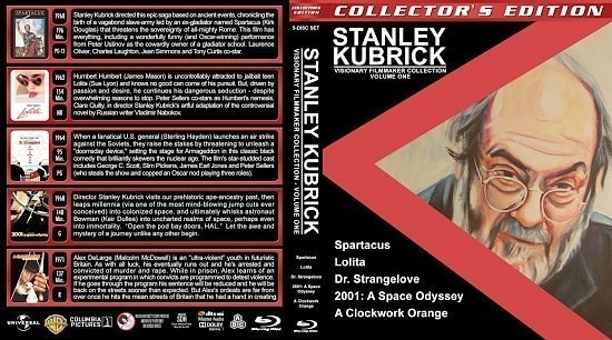 dvd cover Stanley Kubrick Collection Volume 1