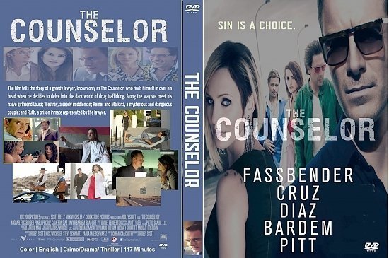 dvd cover The Counselor R0