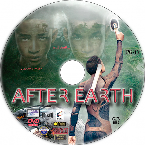 dvd cover After Earth R1 Custom CD Cover