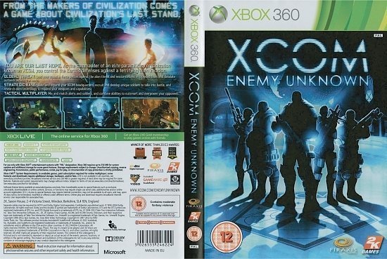dvd cover XCOM: Enemy Unknown PAL Xbox 360