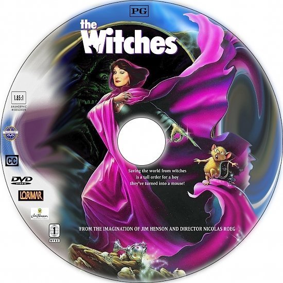 dvd cover The Witches (1990) R1 Custom CD Cover