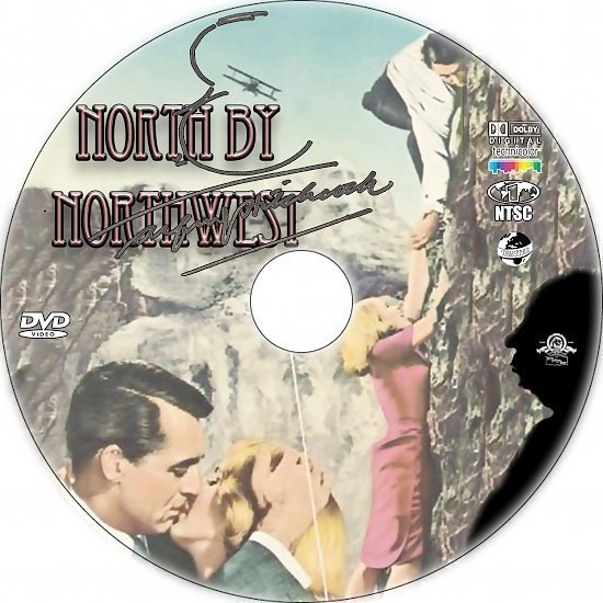 dvd cover North By Northwest (1959) R1 Custom CD Cover