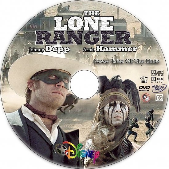 dvd cover The Lone Ranger R1 Custom CD Cover