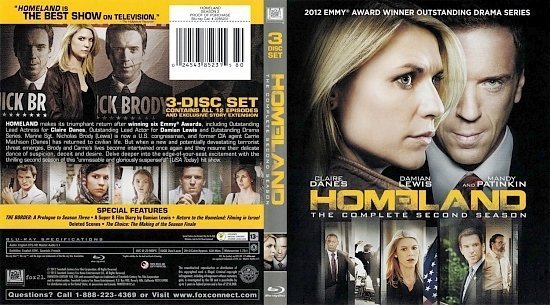 dvd cover Homeland
