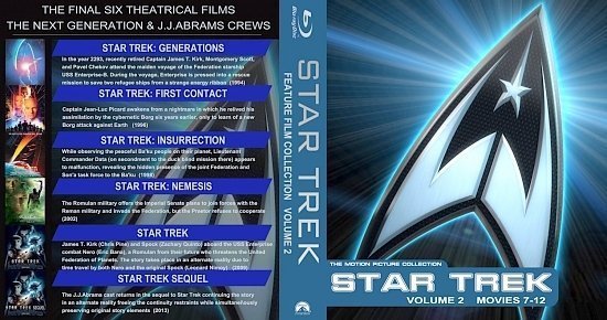 dvd cover Star Trek Feature Film Collection Volume 2