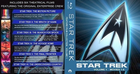 dvd cover Star Trek Feature Film Collection Volume 1