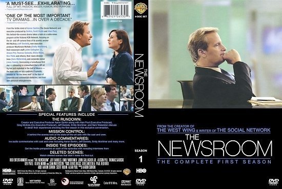 dvd cover The Newsroom Season 1