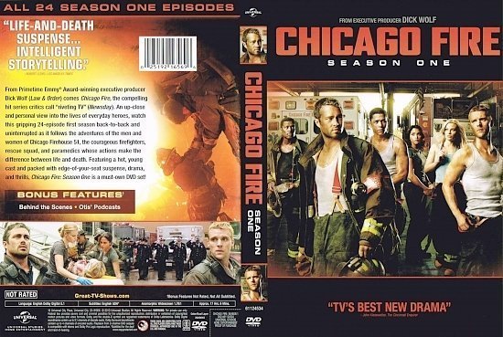 dvd cover Chicago Fire