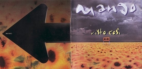 dvd cover Mango - Visto CosÃ¬ (1999)