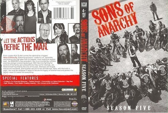 dvd cover Sons Of Anarchy