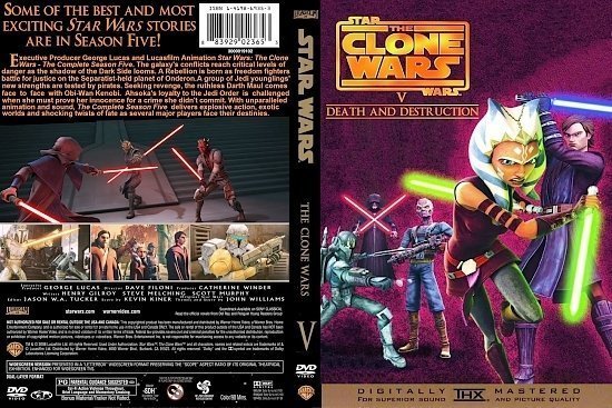 dvd cover Star Wars The Clone Wars Season V R1
