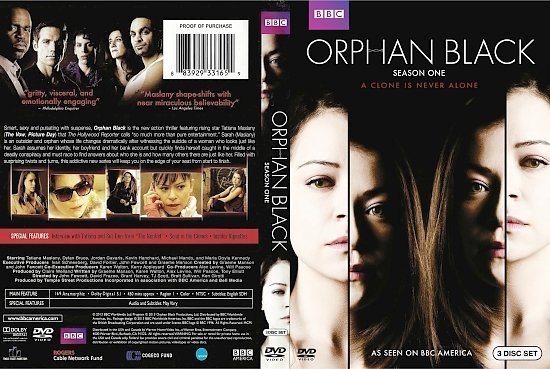 dvd cover Orphan Black: Season 1 R1