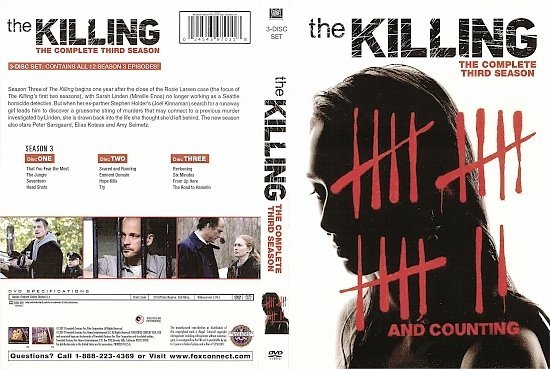 dvd cover The Killing: Season 3 R1