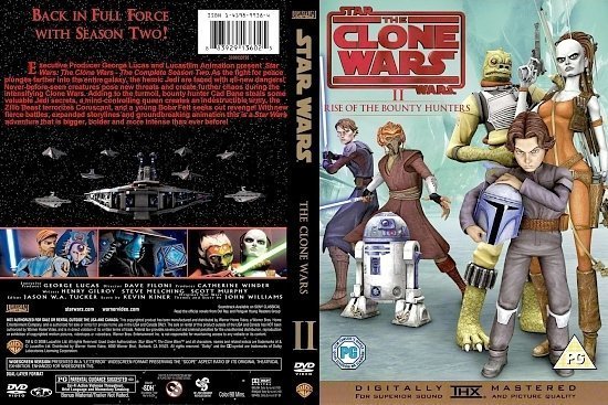 dvd cover Star Wars The Clone Wars Season II (2009) R1