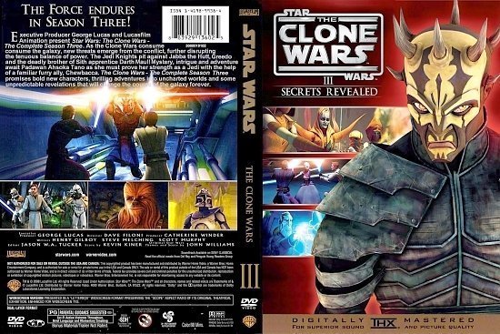dvd cover Star Wars The Clone Wars Season III (2010) R1