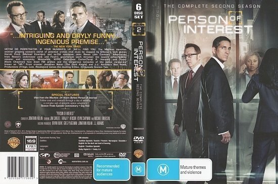 dvd cover Person Of Interest: Season 2 R4