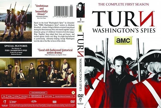 dvd cover Turn: Washington's Spies: Season 1 R1