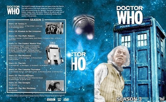 dvd cover Doctor Who Spanning Spine Volume 3 (Season 3)