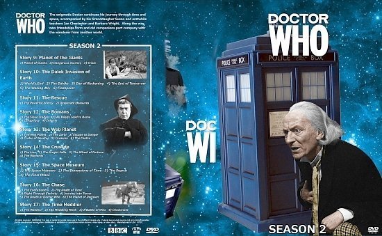 dvd cover Doctor Who Spanning Spine Volume 2 (Season 2)