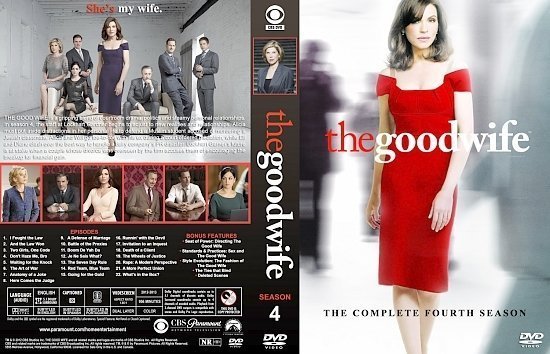 dvd cover The Good Wife Season 4