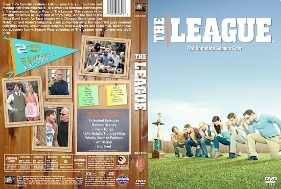 dvd cover The League Season 4
