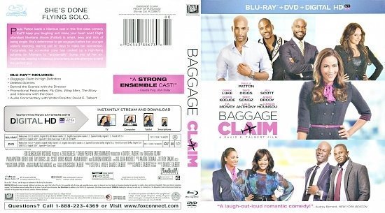 dvd cover Baggage Claim