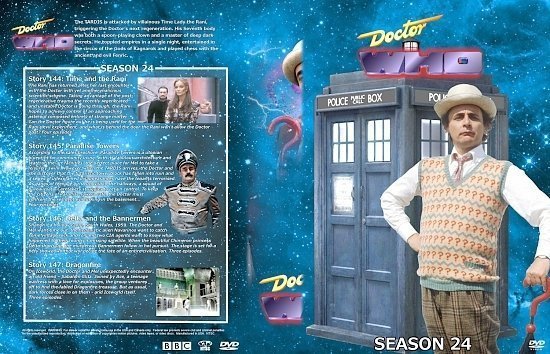 dvd cover Doctor Who Spanning Spine Volume 24 (Season 24)