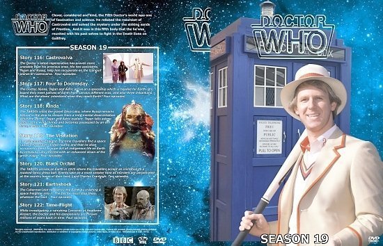 dvd cover Doctor Who Spanning Spine Volume 19 (Season 19)