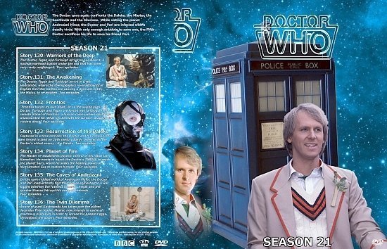 dvd cover Doctor Who Spanning Spine Volume 21 (Season 21)