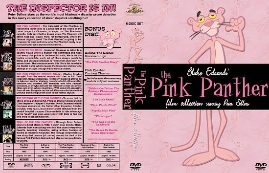 dvd cover The Pink Panther Film Collection