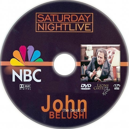 dvd cover Saturday Night Live: The Best of John Belushi (2005) R1 Custom CD Cover