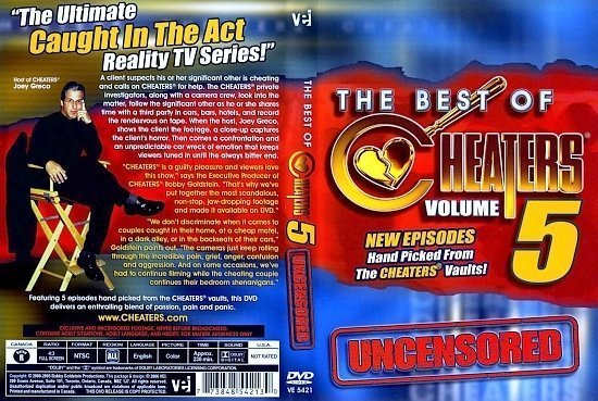 dvd cover The Best of Cheaters Volume 5
