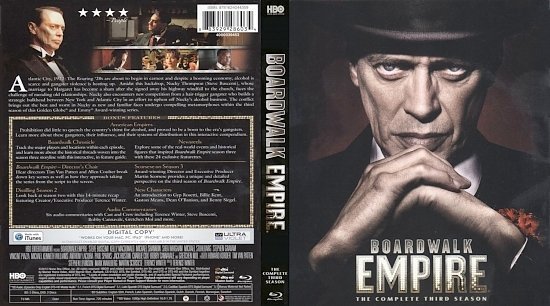 dvd cover Boardwalk Empire Season 3