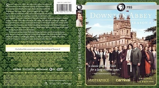 dvd cover Downton Abbey Season 4
