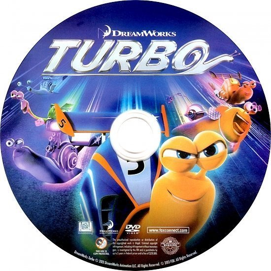 dvd cover Turbo R1 DVD label