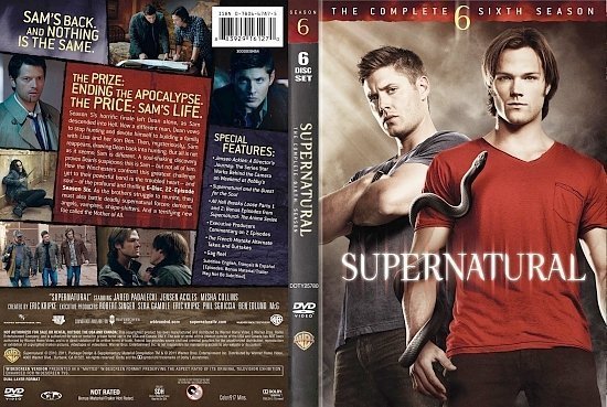 dvd cover Supernatural: Season 6 (2011) R1