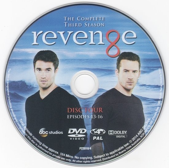 dvd cover Revenge: Season 3 R1 & Label