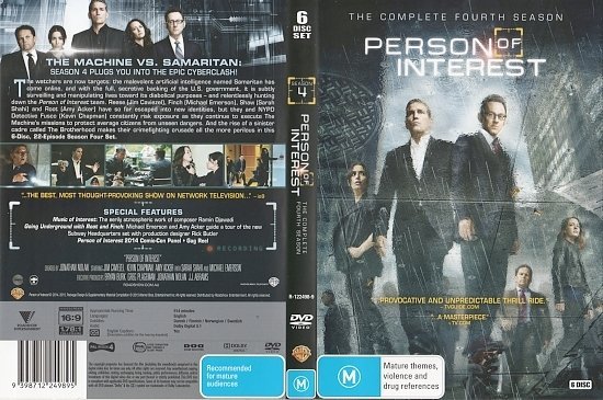 dvd cover Person Of Interest: Season 4 R4