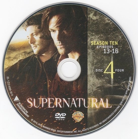 dvd cover Supernatural: Season 10 R4 & Label