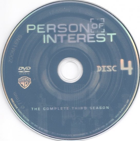 dvd cover Person Of Interest: Season 3 R1