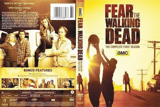 dvd cover Fear the Walking Dead: Season 1 R1