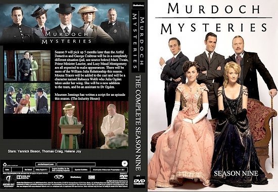 dvd cover Murdoch Mysteries Season 9 (2016) Custom