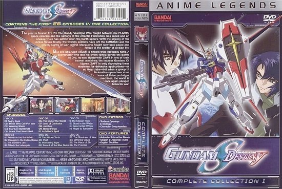 dvd cover Mobile Suit Gundam Seed Destiny Complete Series (2004) R1
