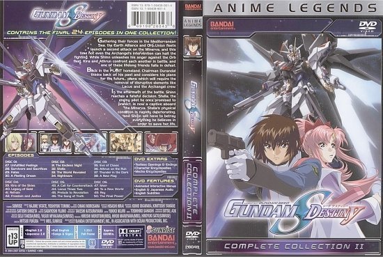 dvd cover Mobile Suit Gundam Seed Destiny Complete Series (2004) R1