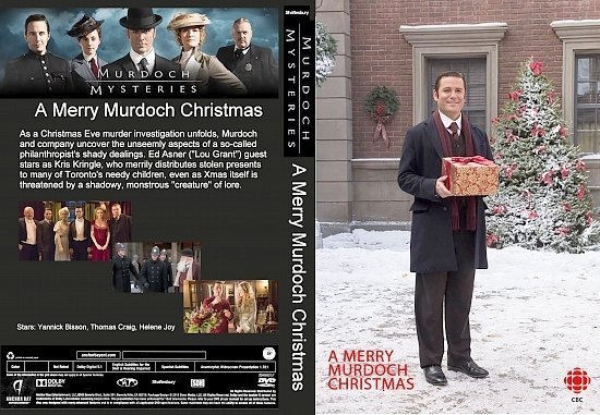 dvd cover Murdoch Mysteries: A Merry Murdoch Christmas Custom